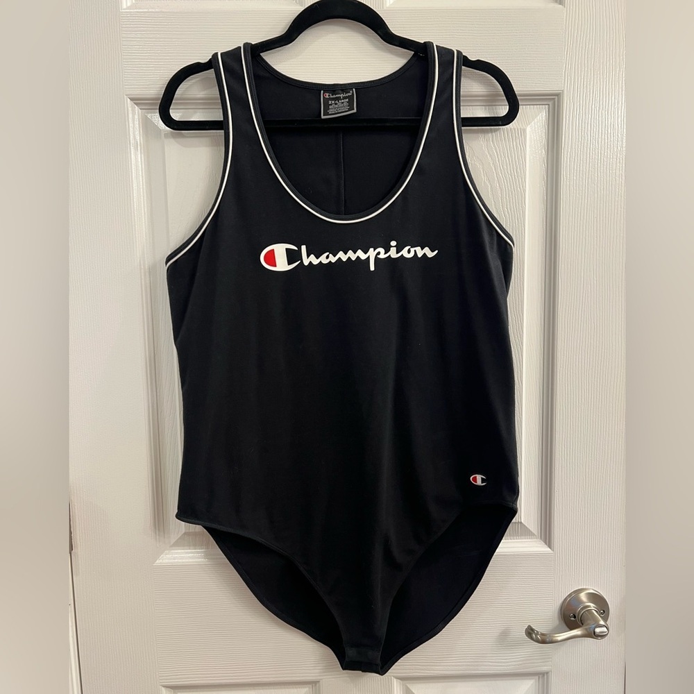 2x champion leotard, never worn! Black and white